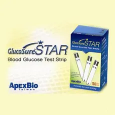 نوار تست دیابت گلوکو شور استار  - Blood Glucose Test Strips Gluco Sure STAR